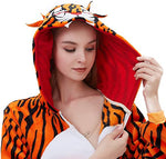 combinaison pyjama femme tigre
