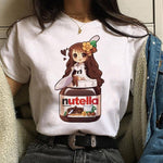 t shirt kawaii Nutella