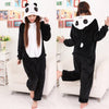Pyjama  kawaii d'hivers en flanelle : Panda