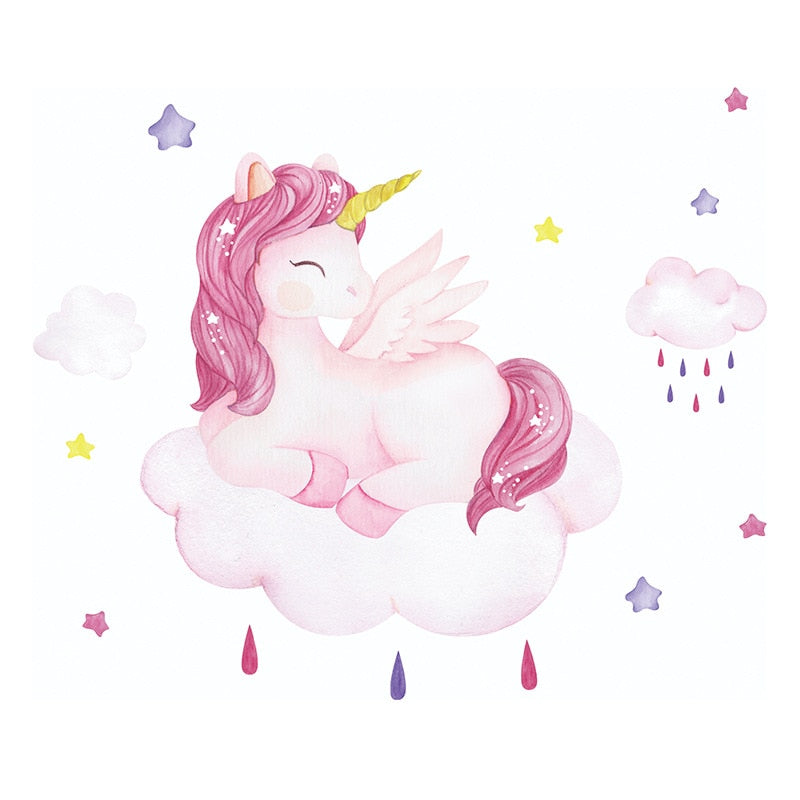 stickers licorne 3d