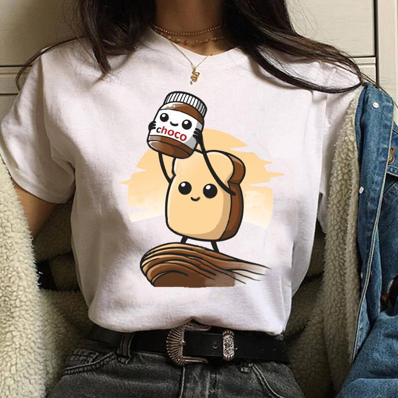 t shirt kawaii Nutella