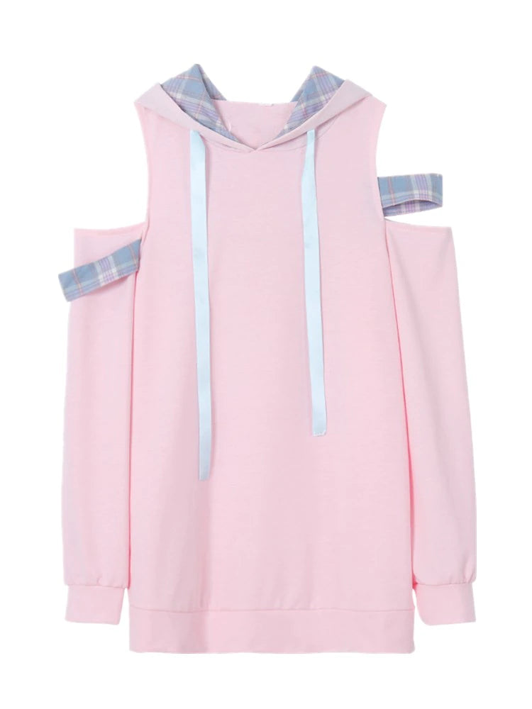 Sweat Épaule Dénudé Kawaii