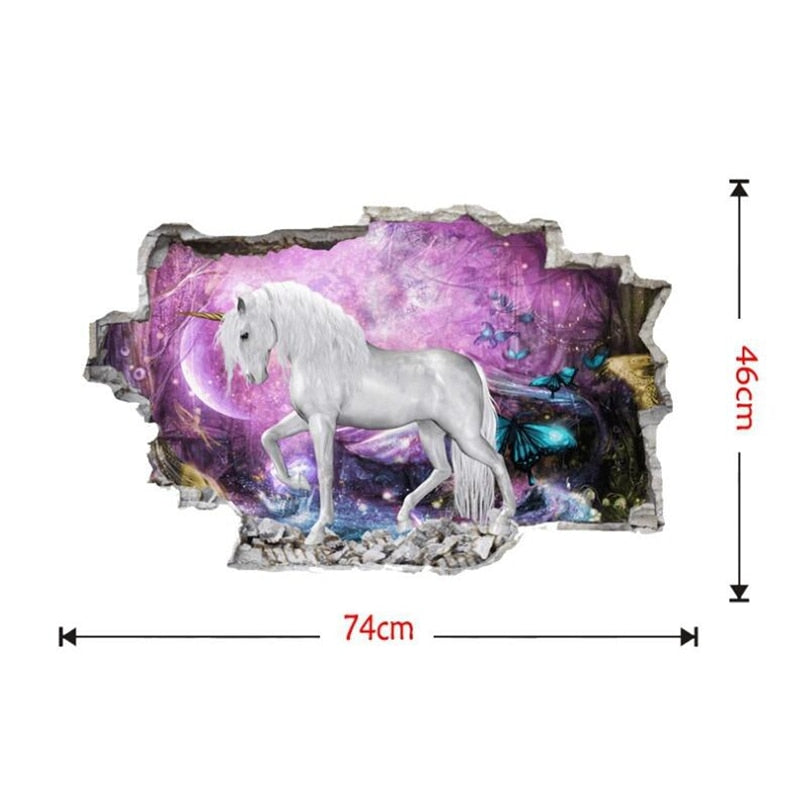 Stickers  licorne mural