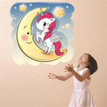 Stickers mural licorne