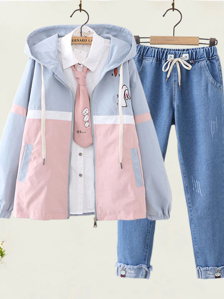 Ensemble Veste Pantalon Kawaii