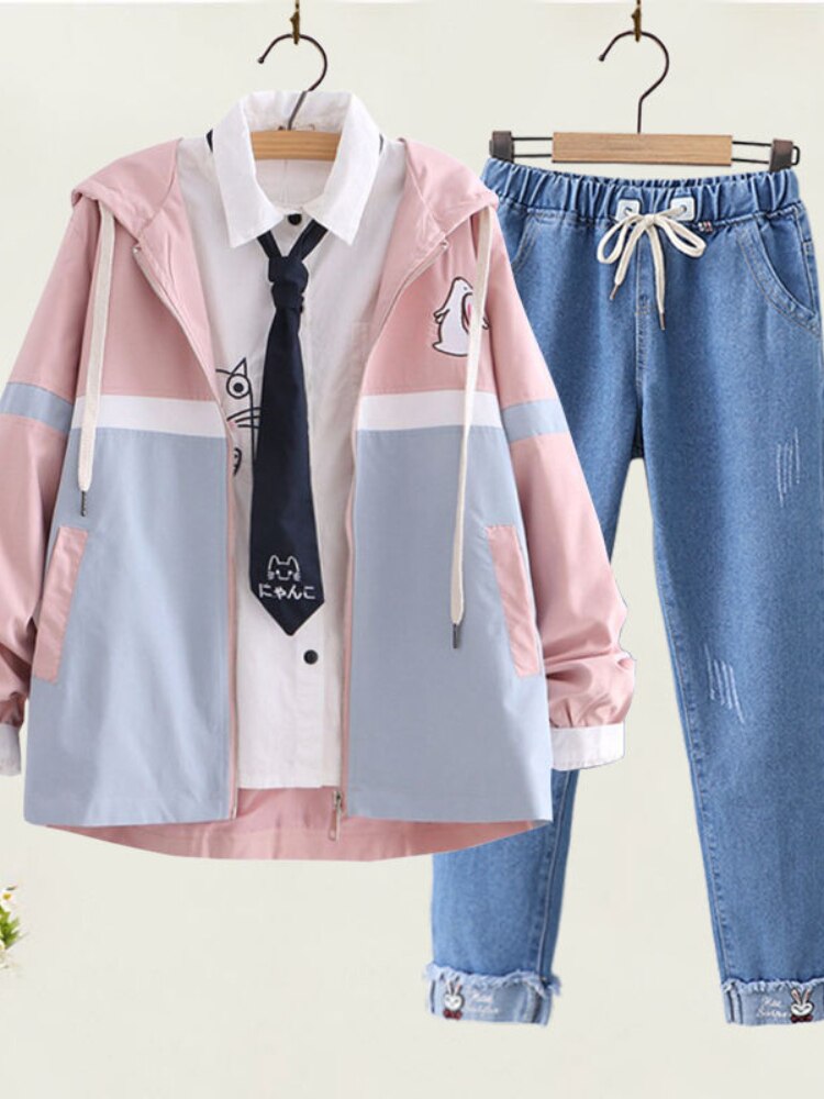 Ensemble Veste Pantalon Kawaii