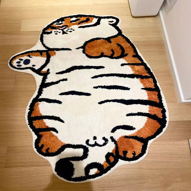 Tapis tigre kawaii