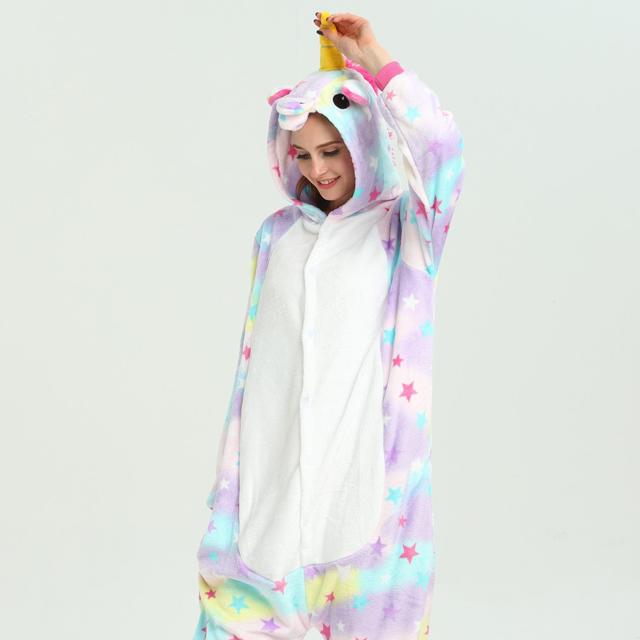 combinaison pyjama licorne fille multicolore