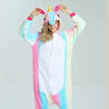 combinaison pyjama licorne fille multicolore