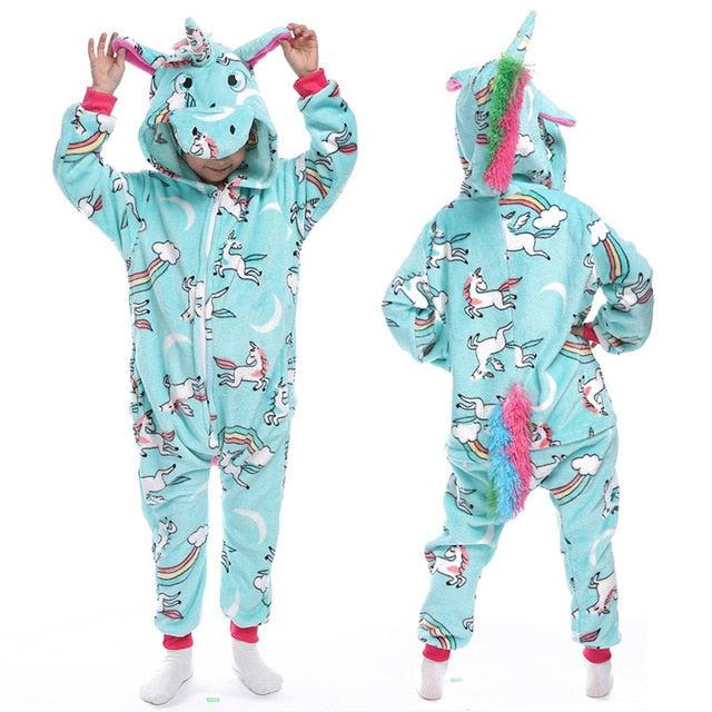 combinaison pyjama licorne fille