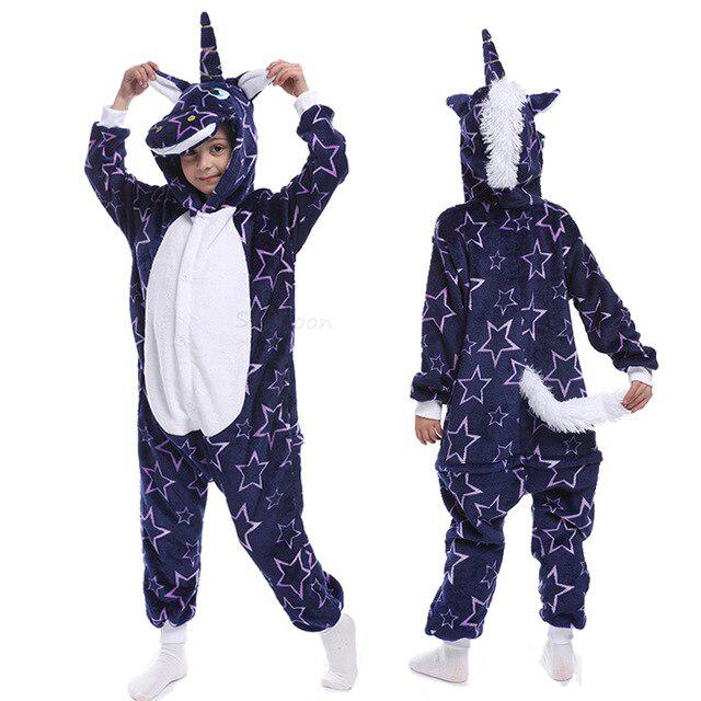 combinaison pyjama licorne fille