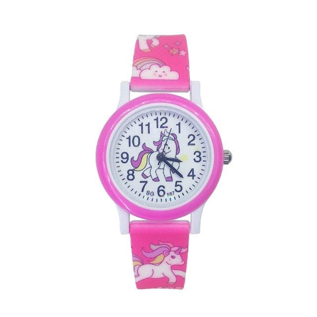 montre licorne bracelet silicone