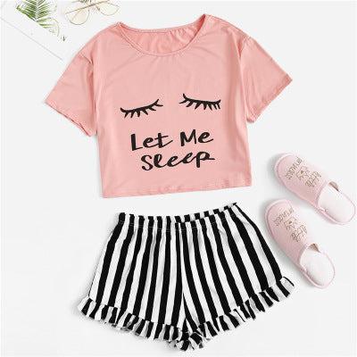 Pyjama kawaii été "Let me sleep"