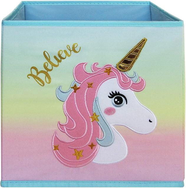 bac rangement licorne