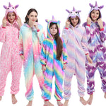 pyjama licorne avec fermeture eclair