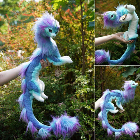 Peluche dragon féérique