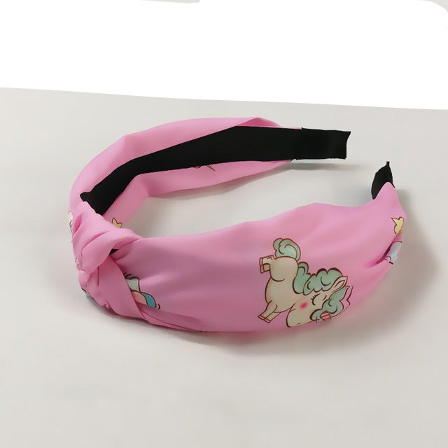 Bandeau serre tête licorne