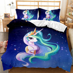 housse de couette fille licorne