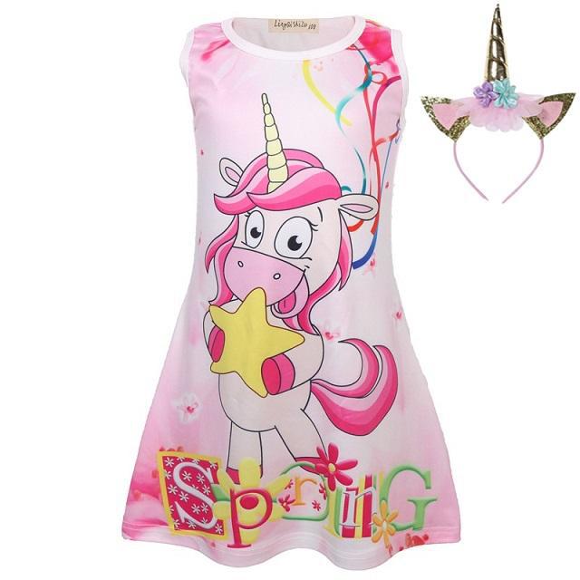 Robe licorne pour enfants | Licorne Kawaii