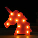 Lampe 3D "Tête de licorne" | Licorne Kawaii