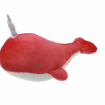 peluche narval rouge